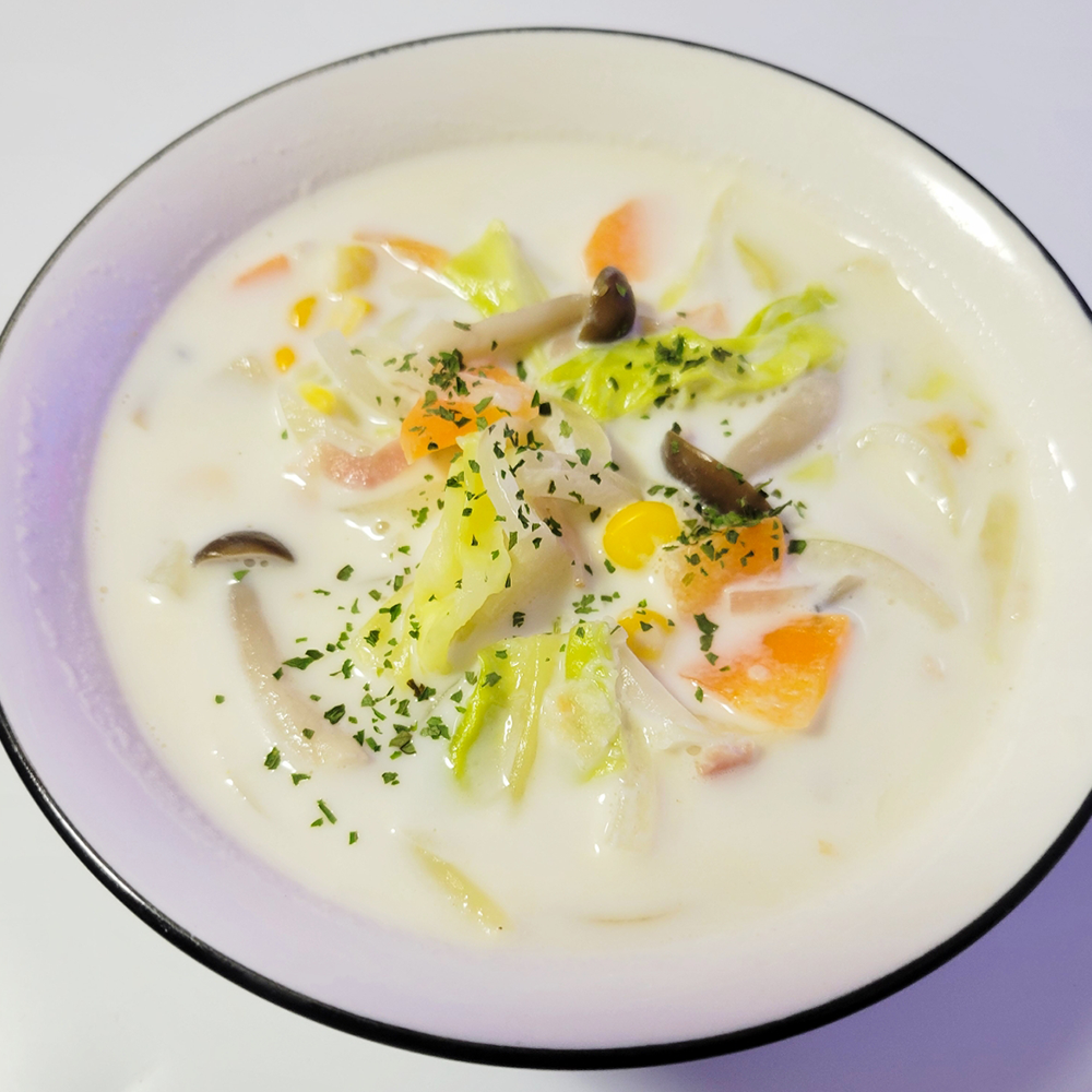 たっぷり野菜のミルクスープ