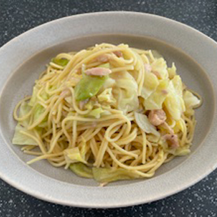 キャベツナパスタ